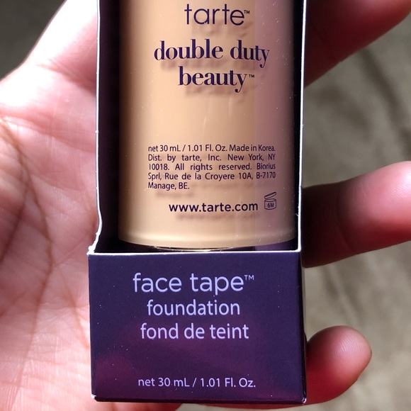 NIB NWT Tarte Face Tape Foundation Makeup Featherlight full coverage 36S - Picture 2 of 8